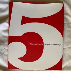 FIVE- Where will you be five years from today?